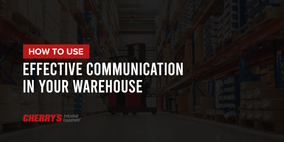 如何在仓库中使用有效的沟通