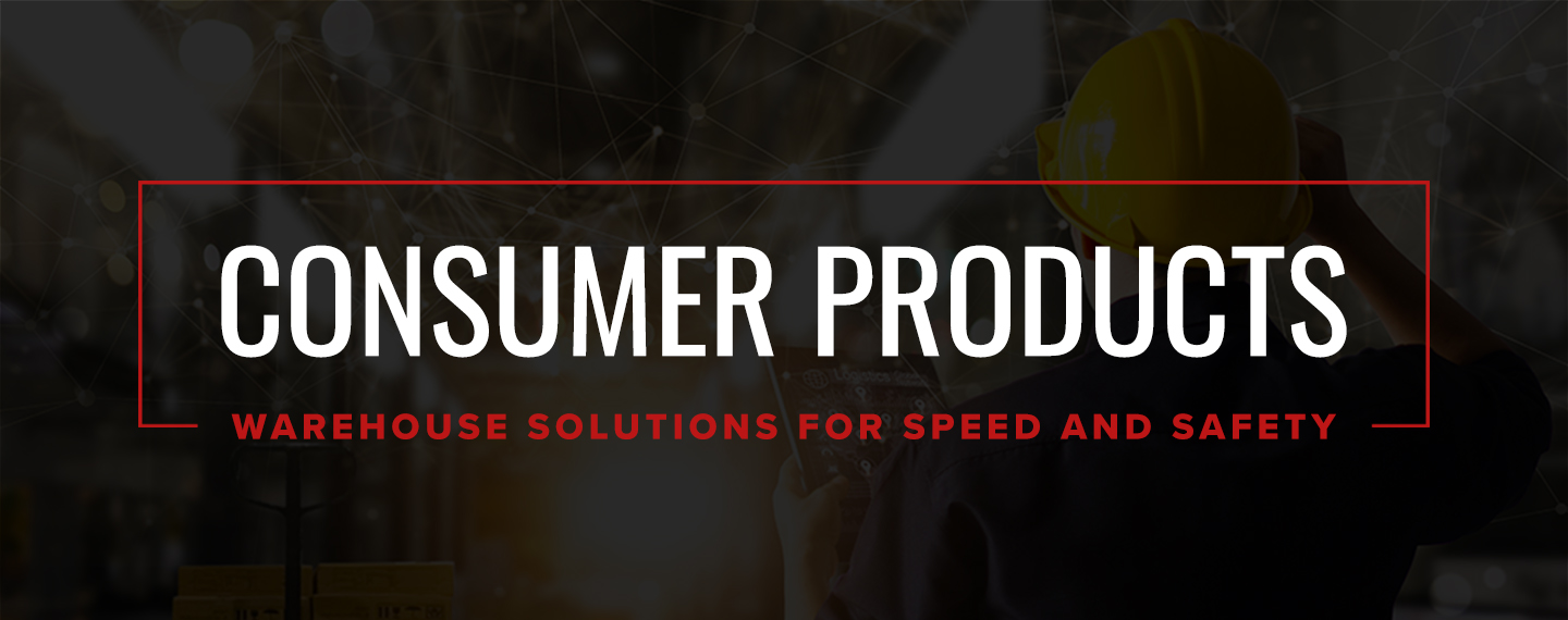 消费产品仓库解决方案用于速度和安全